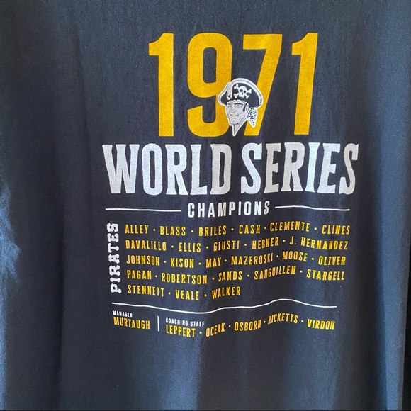 1971 World Series Pirates Tee - Picture 4 of 7